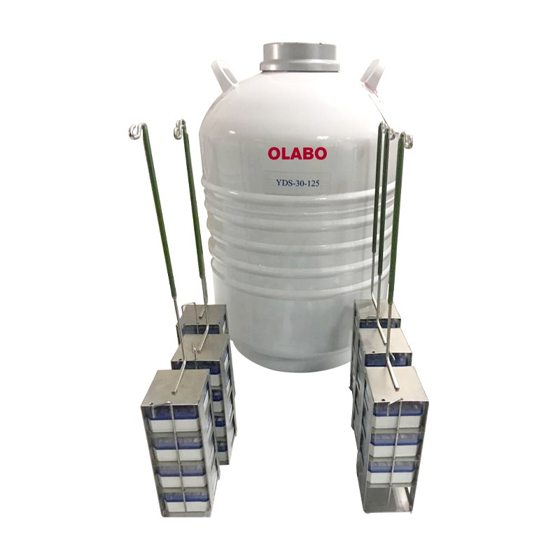 OLABO歐萊博方提桶液氮罐YDS-30-125-F